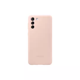 Чехол Samsung Silicone Cover S21+, розовый