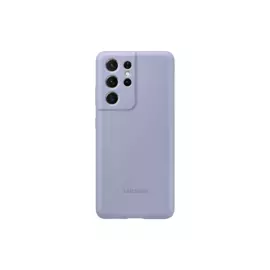 Чехол Samsung Silicone Cover S21 Ultra, фиолетовый