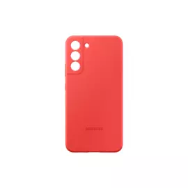 Чехол Samsung Silicone Cover S22+ - ярко-красный, Красный