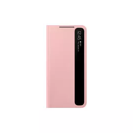Чехол Samsung Smart Clear View Cover S21, розовый