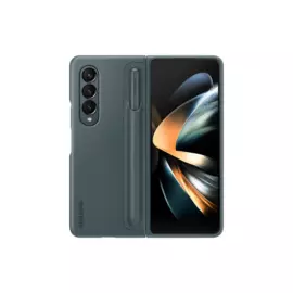 Чехол Samsung Standing Cover с пером Z Fold4 - серо-зеленый, Серый