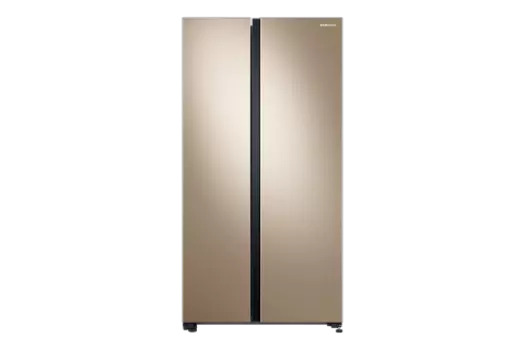 Холодильник Samsung RS61R5001 Side-by-Side - Золотистый, Золотистый