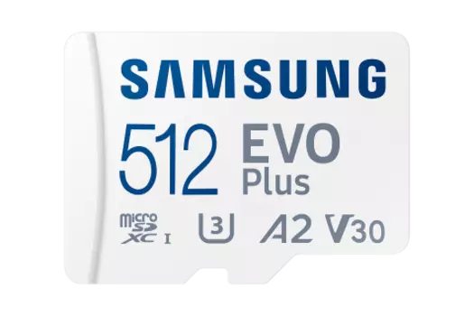 Карта памяти microSDXC UHS-I U3 Samsung EVO PLUS 512 ГБ