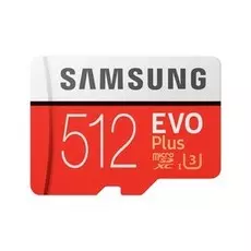 Карта памяти Samsung microSDXC 512 Гб, EVO Plus