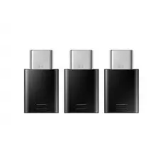 Комплект переходников Samsung microUSB - USB Type-C, чёрный