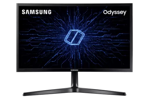 Монитор Samsung C24RG50FQI, 23.5", изогнутый, игровой - Чёрный, Чёрный