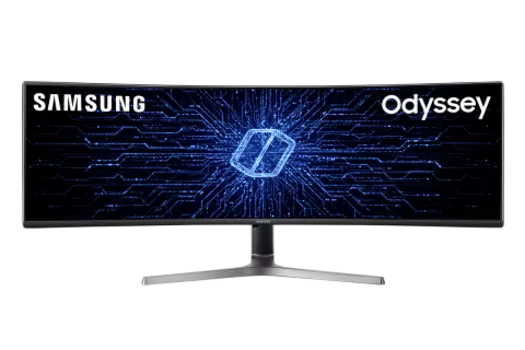 Монитор Samsung C49RG90SSI, 49", изогнутый, игровой - Серый, Серый