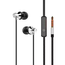 Наушники Deppa Stereo Alum Mini, серебристые