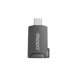 Переходник Deppa HDMI - USB Type-C, компактный, графит