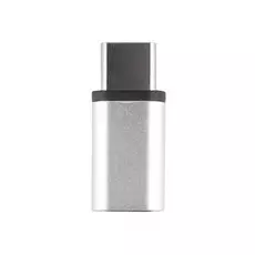 Переходник RedLine microUSB - USB Type-C, серебристый