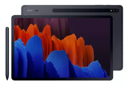 Планшет Samsung Galaxy Tab S7+ WiFi 12,4" - Чёрный, Чёрный, 128 Гб