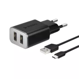 Сетевое ЗУ Deppa Smart 11381 - Чёрный