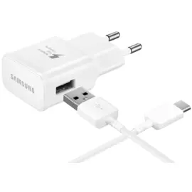 Сетевое ЗУ Samsung EP-TA20, USB Type-C, быстрое, белое