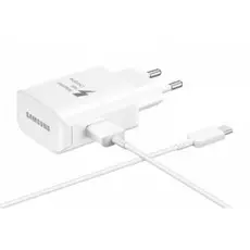 Сетевое ЗУ Samsung EP-TA300, USB Type-C, быстрое, белое