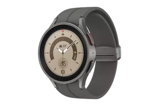 Смарт-часы Samsung Galaxy Watch5 Pro 45мм - серый-титан, Серый