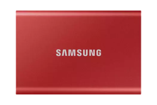 SSD накопитель внешний Samsung T7 MU-PC1T0R 1 Тб, красный