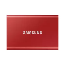 SSD накопитель внешний Samsung T7, MU-PC2T0R, 2 Тб, красный