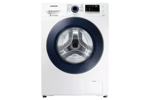 Стиральная машина Samsung WW3000J (Diamond Drum), 6кг - белый/синий люк, Белый