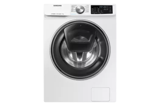 Стиральная машина Samsung WW4600R (AddWash и EcoBubble), 7кг - белый/серый люк, Белый