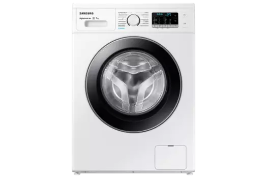 Стиральная машина Samsung WW5100A, 7 кг - белый/чёрный люк, Белый