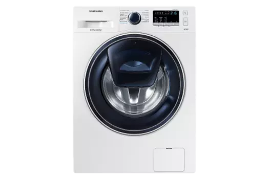 Стиральная машина Samsung WW60K40G00W (AddWash), 6кг - белый/синий люк, Белый