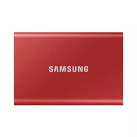 Внешний накопитель SSD Samsung T7, MU-PC2T0R, 2 Тб, красный