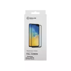 Защитное стекло RedLine для Galaxy S20 FE, 3D Full Glue, чёрное