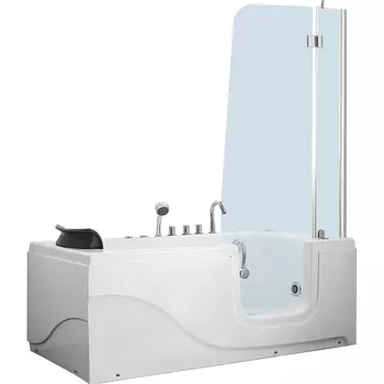 Акриловая ванна со шторкой Gemy