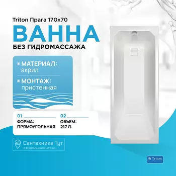 Акриловая ванна Triton