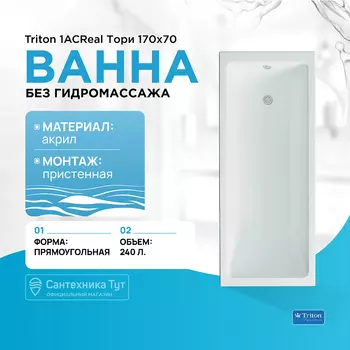 Акриловая ванна Triton