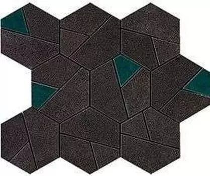 Boost AN7A Tarmac Mosaico Hex Jade 25х28,5 см