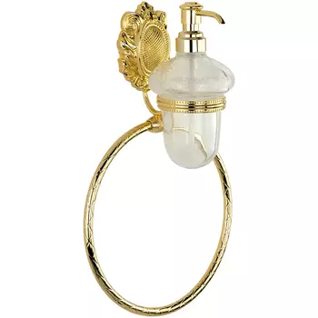 Дозатор для жидкого мыла с кольцом для полотенец Migliore