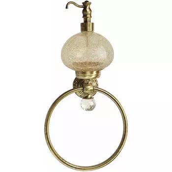 Дозатор для жидкого мыла с кольцом для полотенец Migliore