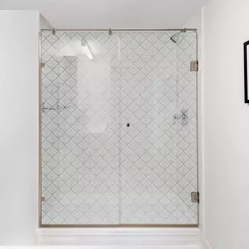 Душевая дверь в нишу Bronze de Luxe