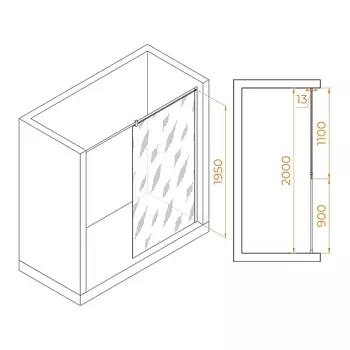 Душевая перегородка RGW