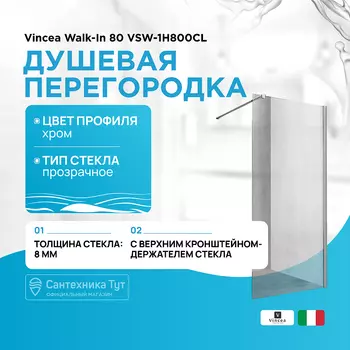 Душевая перегородка Vincea