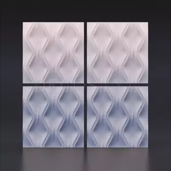 Гипсовая 3Д панель DecoStyl