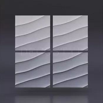 Гипсовая 3Д панель DecoStyl