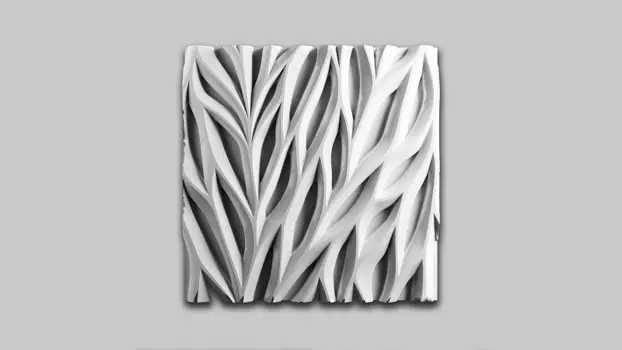 Гипсовая 3Д панель Panelli