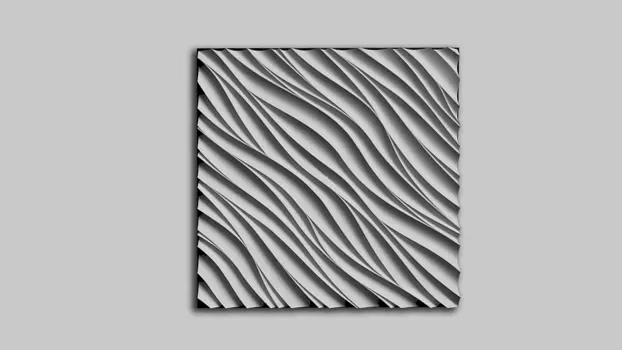 Гипсовая 3Д панель Panelli