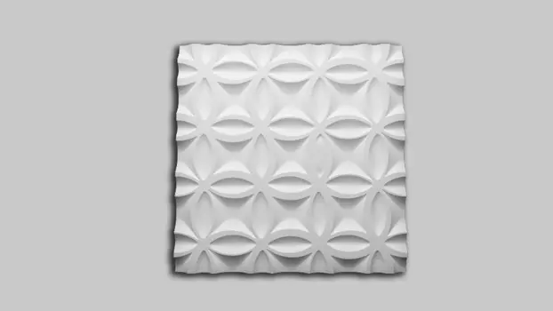 Гипсовая 3Д панель Panelli