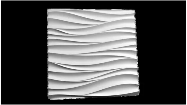 Гипсовая 3Д панель Panelli