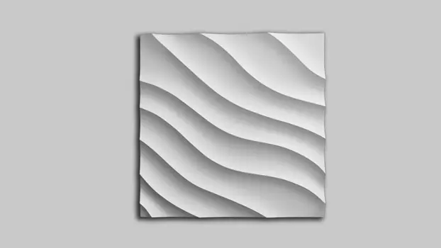 Гипсовая 3Д панель Panelli