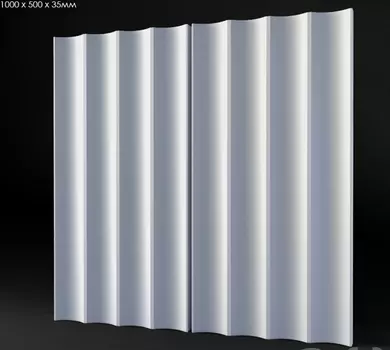 Гипсовая 3Д панель Panelli