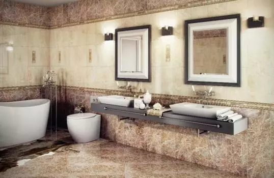 Империал 25х40 декор 1 бежевый 343761