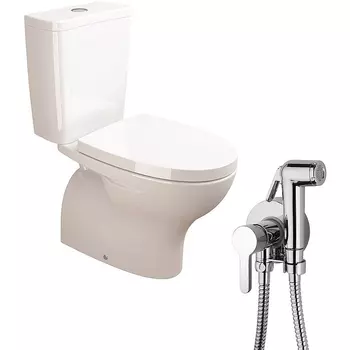 Комплект унитаза компакт с гигиеническим душем Sanitana