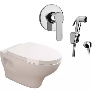 Комплект унитаза с гигиеническим душем Sanitana