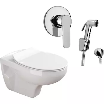 Комплект унитаза с гигиеническим душем Sanitana