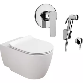 Комплект унитаза с гигиеническим душем Sanitana