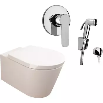 Комплект унитаза с гигиеническим душем Sanitana